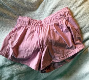 Lululemon pink cotton shorts, size 10 thumbnail 1