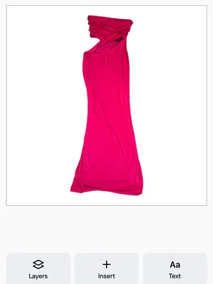 Revolve NBD Hot Pink Lotte Maxi Dress Gown Womens M Strapless Baddie Cut Out thumbnail 2