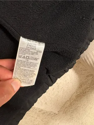 Old Navy Black Quilted Vest with Zip thumbnail 3
