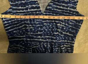Calvin Klein blue business dress cap sleeve size 8 thumbnail 4
