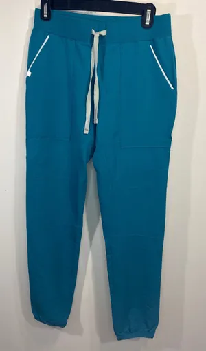 FIGS Venice Slim Jogger Scrub Pants‎ Teal Technical Collection Women XS Tall NWT thumbnail 1