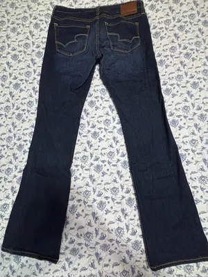 Big Star 1974 Remy Boot Cut Jeans Low Rise Fit Women's 32L Blue Dark Wash rodeo thumbnail 10
