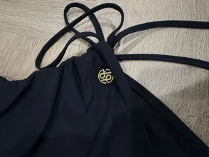 Popilush Plunge High Cut Adjustable Side Ties One-Piece Swimsuit Size L thumbnail 9