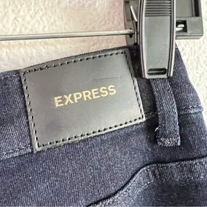 Express Women’s Slim Super High Rise‎ Blue Jeans thumbnail 4