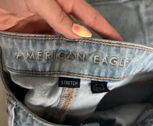 American Eagle Outfitters Light Blue Stretch Denim Jeans thumbnail 3