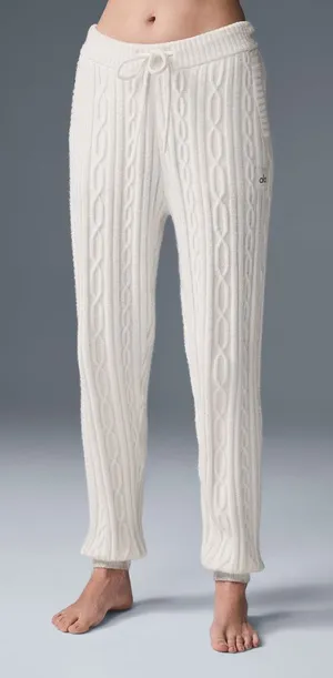 Alo Cable Knit Winter Bliss Pant Women's size XS thumbnail 1