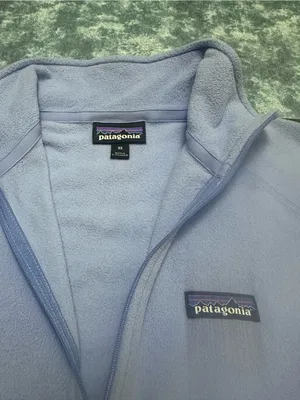 Patagonia Light Blue Women's Quarter-Zip Fleece Pullover XS thumbnail 2