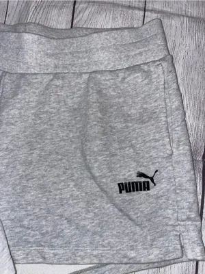Puma Women's Gray Athletic Sweat Shorts thumbnail 3