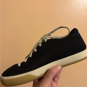 Rothy’s The Lace-Up Sneakers in Black thumbnail 8