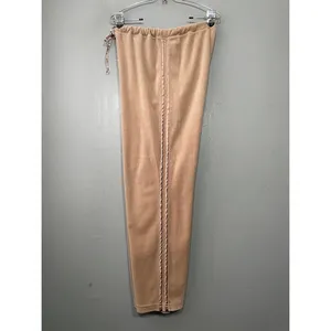 Y2K Everlast Velour Pants Womens Size M Taupe Track Drawstring Athleisure Y2K thumbnail 7