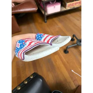 Hey Dude Women's 9 Chandler Knit Flag Slides thumbnail 5