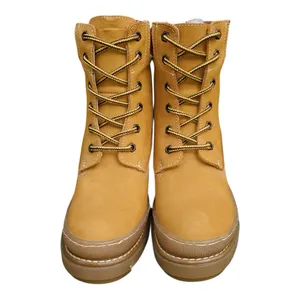 Women’s Steve Madden Tan Combat Ankle Boots‎ thumbnail 3