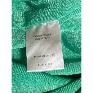 Superdown Women's Green Long Sleeve Plunge Ring Tie Mini Bodycon Dress Size M thumbnail 6