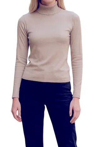 New York & Company Pink Rose Gold Glitter Turtleneck Sweater Small Y2K Fitted thumbnail 1