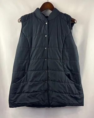 Women’s Coldwater Creek XL Black Puffer Vest thumbnail 1