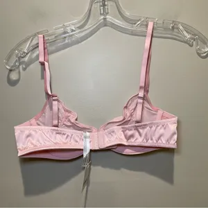 Free People Heart Throb Underwire Bra Silver Pink Women Size Medium NWT thumbnail 7