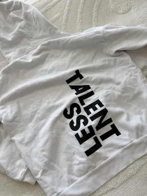 Talentless White Hoodie thumbnail 2