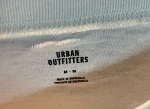 NWOT Urban Outfitters Ambiguous Cream Short Sleeve Tee Unisex size Medium thumbnail 6