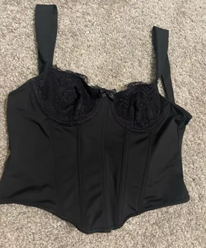 Amazon Corset Top Black thumbnail 1