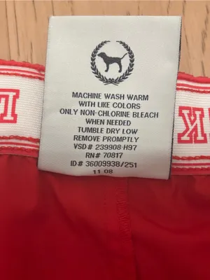 PINK Victoria's Secret Red Athletic Shorts thumbnail 6