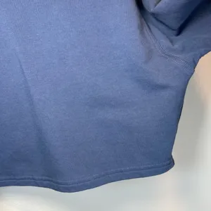 Lululemon All Yours Cropped Hoodie Shirt Ink Blue Pullover Stretch Logo Sporty 4 thumbnail 7