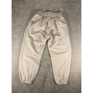 Nike Sportswear Phoenix Fleece High Waisted Oversized Sweatpants Womens M Beige thumbnail 9