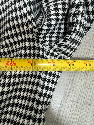 Zara Women’s Houndstooth Double Breasted Blazer Black White Size M Jacke thumbnail 13