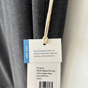 Free Fly Bamboo Flex Mini Dress Heather Black UPF 50+ Athletic Athleisure Sporty thumbnail 7