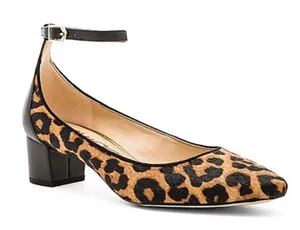 Sam Edelman Lola Leopard Calf Hair Heel‎ Size 6 thumbnail 1
