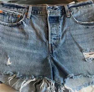 Levi's High-Waisted Wedgie 501 Denim Shorts thumbnail 1