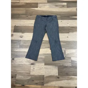 Express Womens Columnist Twill Trouser Pants Size 12R Gray thumbnail 3