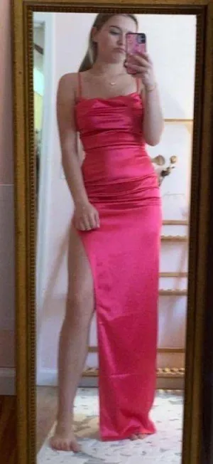 Hazel and Olive Satin Formal Dress thumbnail 2