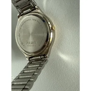 Vintage PULSAR V544-7A10 Two-Tone Quartz Analog Men's Watch Need Battery thumbnail 7