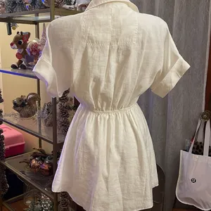 Zara Short Shirt Dress Medium thumbnail 7