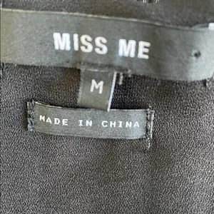 Miss Me Black Floral Tank Top thumbnail 5