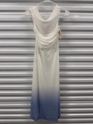 Sau Lee Diana Knit Midi Dress Sky Ombre Womens Size 6 thumbnail 7