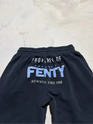 Savage X Fenty Black LVII property Jogger Sweatpants XS thumbnail 6