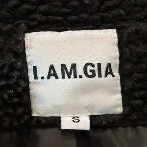 I.AM.GIA Pixie Teddy Sherpa Jacket‎ Sz S Black Oversized thumbnail 4