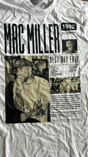 Mac Miller Graphic Tee Size L thumbnail 2