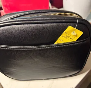& Other Stories YSHUO Quilted Black Crossbody Bag with Gold Chain thumbnail 1