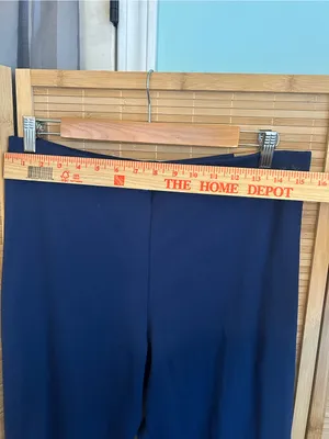 PINK by Victoria Secret Navy Winter Flare Leggings pull on pants NWT woman’s XL thumbnail 5