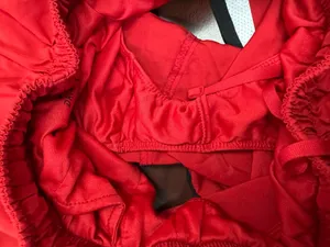 Nike Dri-Fit Red and White Athletic Shorts Size Small thumbnail 3