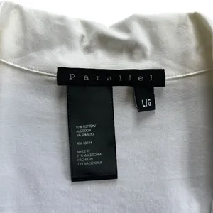 Lace Button Down Collared Top Y2K Office Siren Contemporary Preppy Professional thumbnail 5