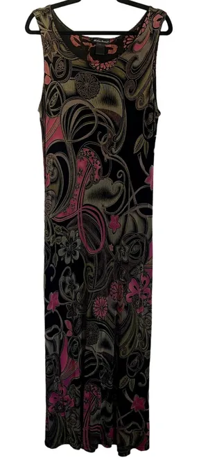 Vintage Y2K‎ Made in Heaven Mesh Floral Maxi Dress thumbnail 1
