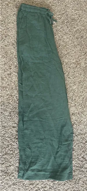 Amazon Green wide leg pants thumbnail 1