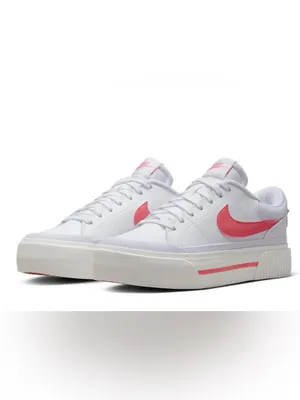 Nike Court Legacy Lift 'White Sea Coral Women's Sneakers Size 10.5 thumbnail 2