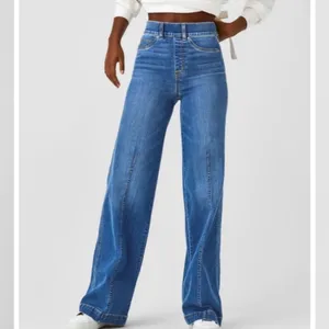 Spanx Seamed Front Wide Leg Jeans thumbnail 3