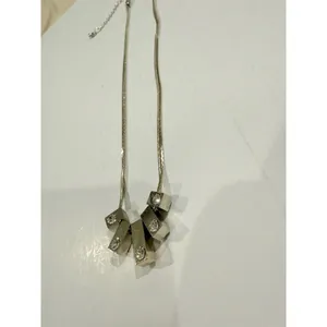 $40 White House Black Market Reversible Necklace mix metal cute gift thumbnail 4