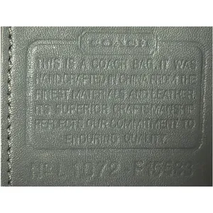 Coach Brooke Jacquard Satchel/Handbag Gray Silver Est 1941 L 10752 - F15533 thumbnail 4