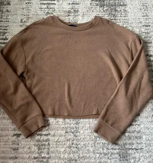 ZARA Sweater Cropped Long Sleeve thumbnail 1